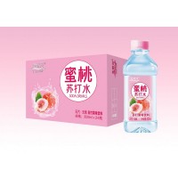 供应金登河蜜桃苏打水350ml，厂家批发，厂家直发，售后无忧