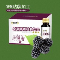 桑葚酵素植物饮品现货代理；OEM贴牌山东皇菴堂