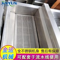 商用鸡米花不锈钢油炸机 鸡腿燃气加热油炸机 鸡爪鸡柳油炸设备